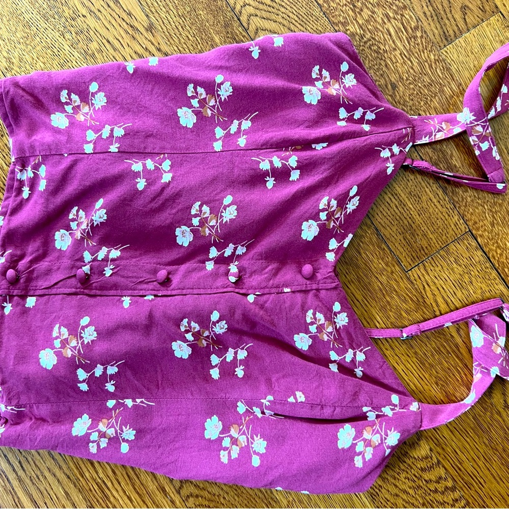 Abercrombie & Fitch floral tank top, size small